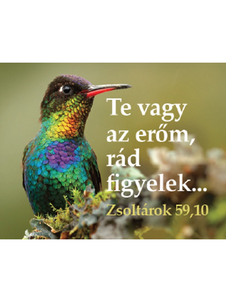 Te vagy az erőm, rád figyelek... – Kulcstartó