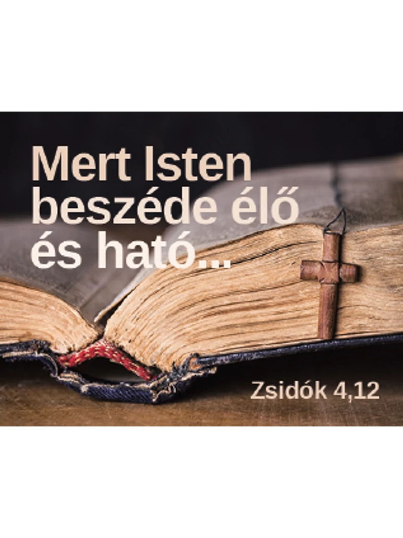 Mert Isten beszéde élő és ható... – Kulcstartó