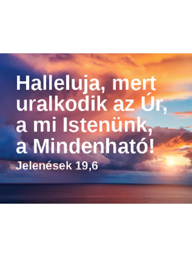 Halleluja, mert uralkodik az Úr... – Kulcstartó