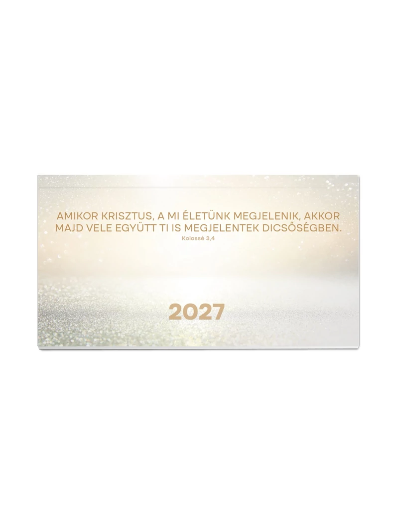2027 Zsebnaptár – aranyos