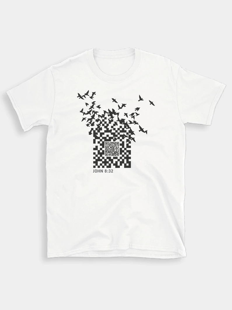QR-kód – uniszex póló