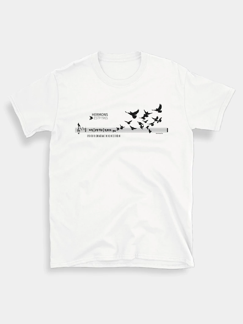 Gyertek velünk... (kotta) – uniszex póló