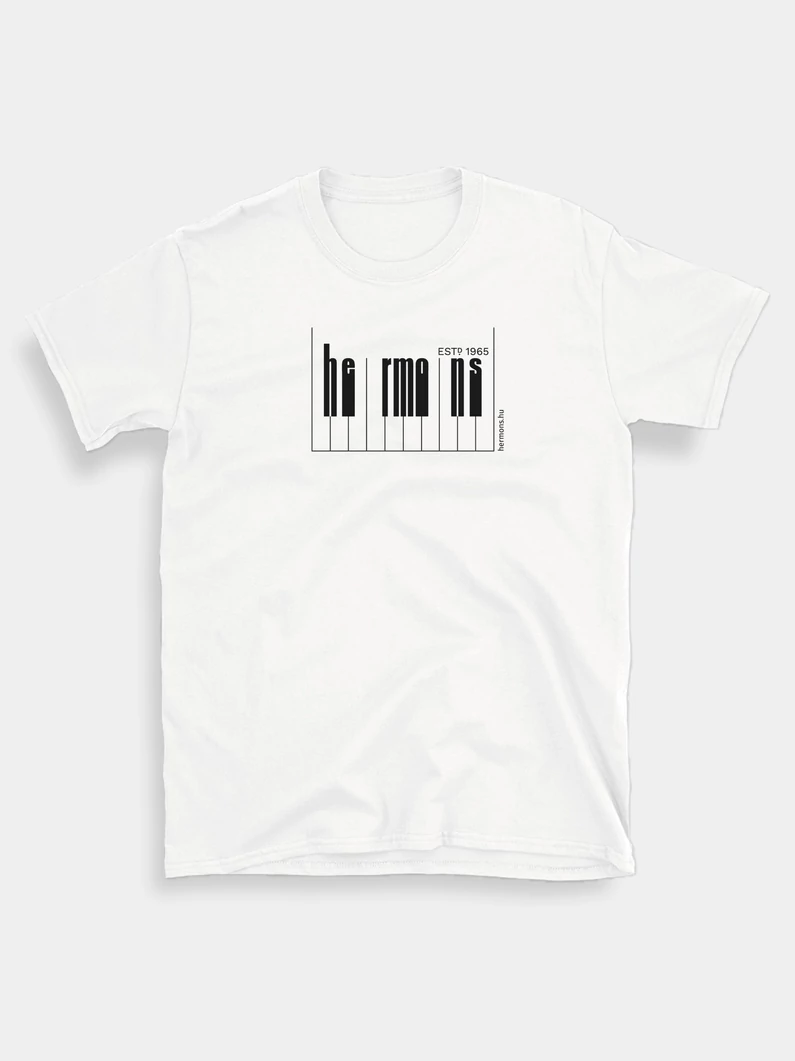 Hermons zongorabillentyű – uniszex póló