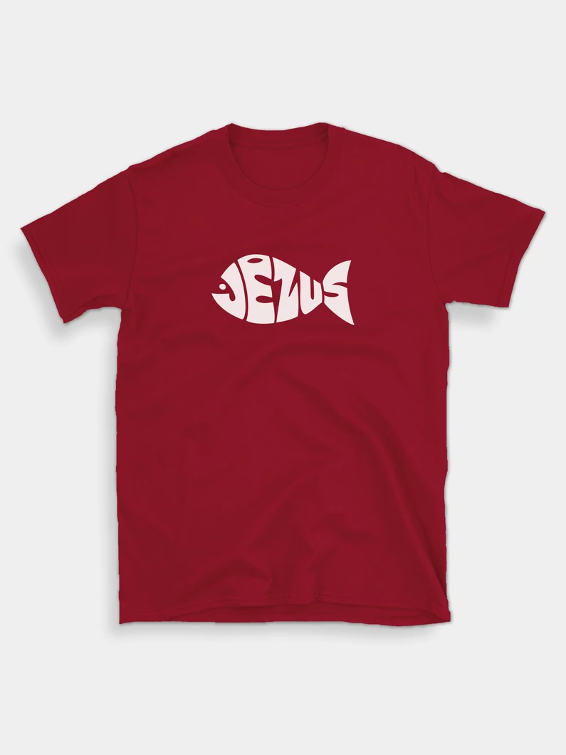 Jézus-hal – uniszex póló