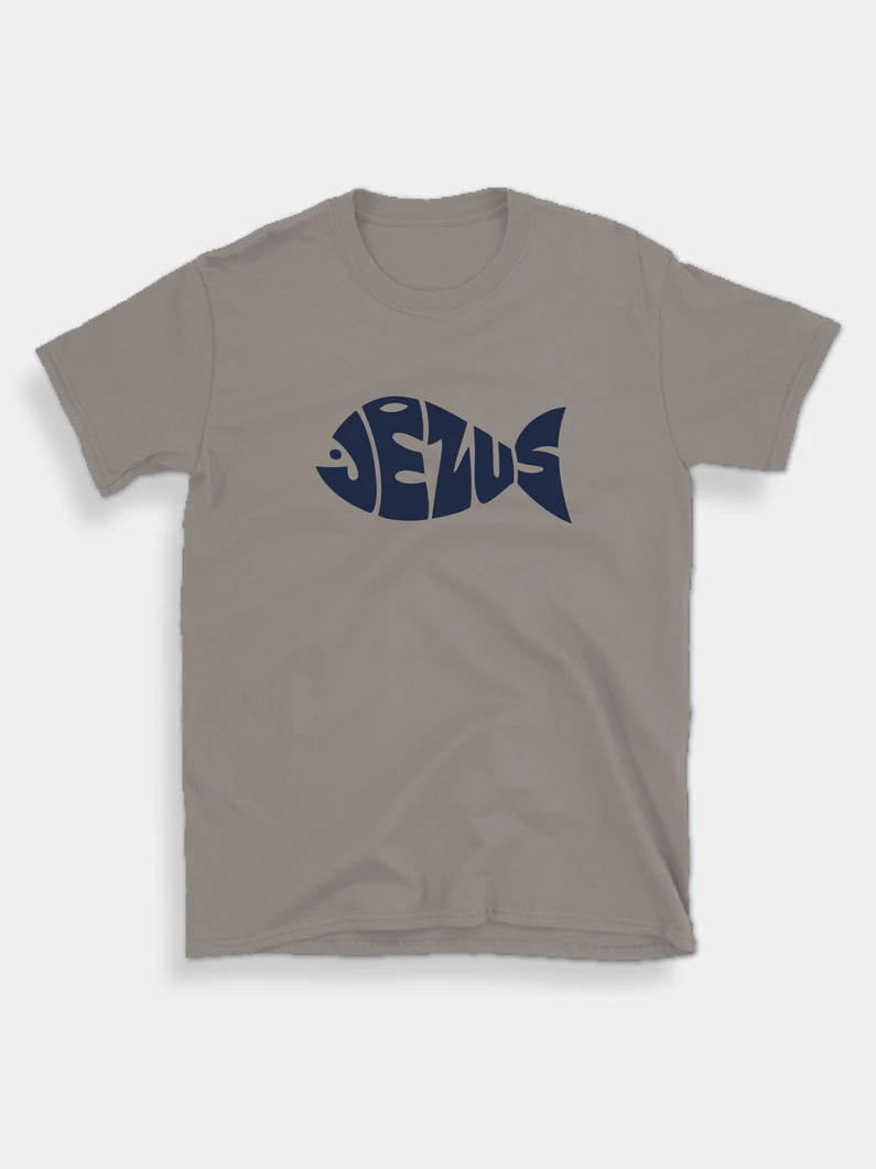 Jézus-hal – uniszex póló