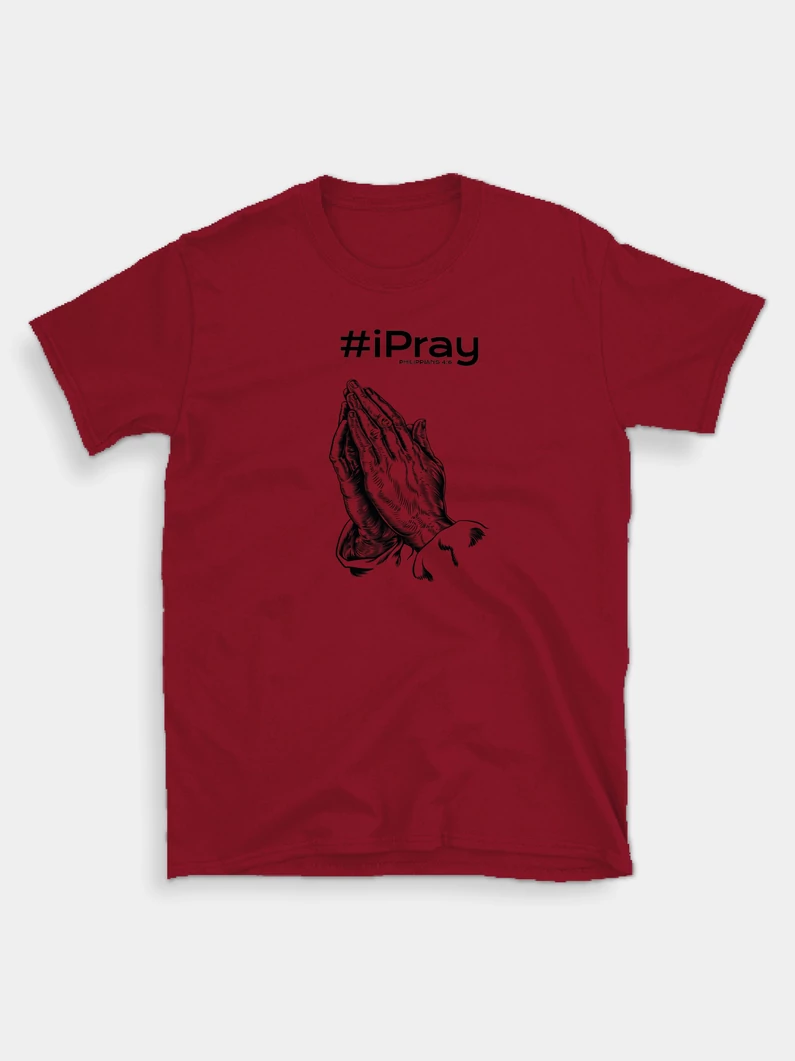 #iPray (kéz mintával) – uniszex póló