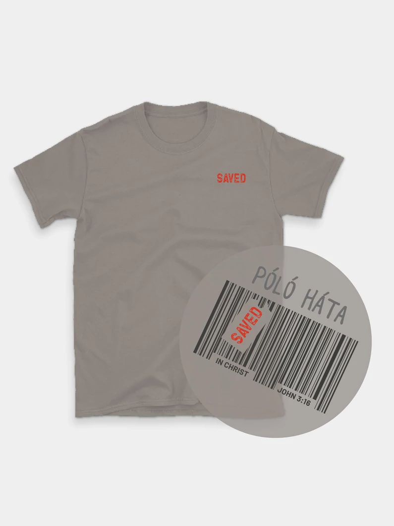 Saved in Christ (John 3:16) – uniszex póló