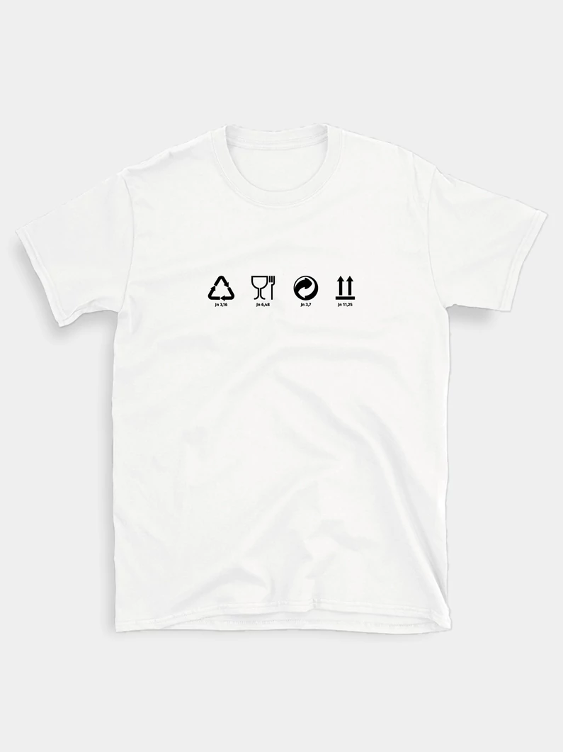 Csomagolásikonok – uniszex póló