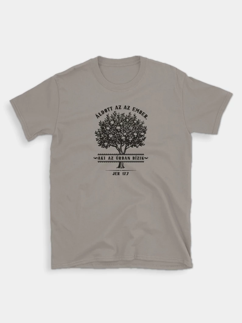 Áldott, aki az Úrban bízik – uniszex póló