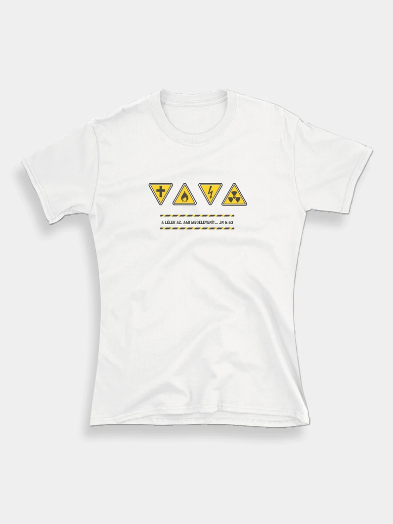 A Lélek az, ami megelevenít… – női póló