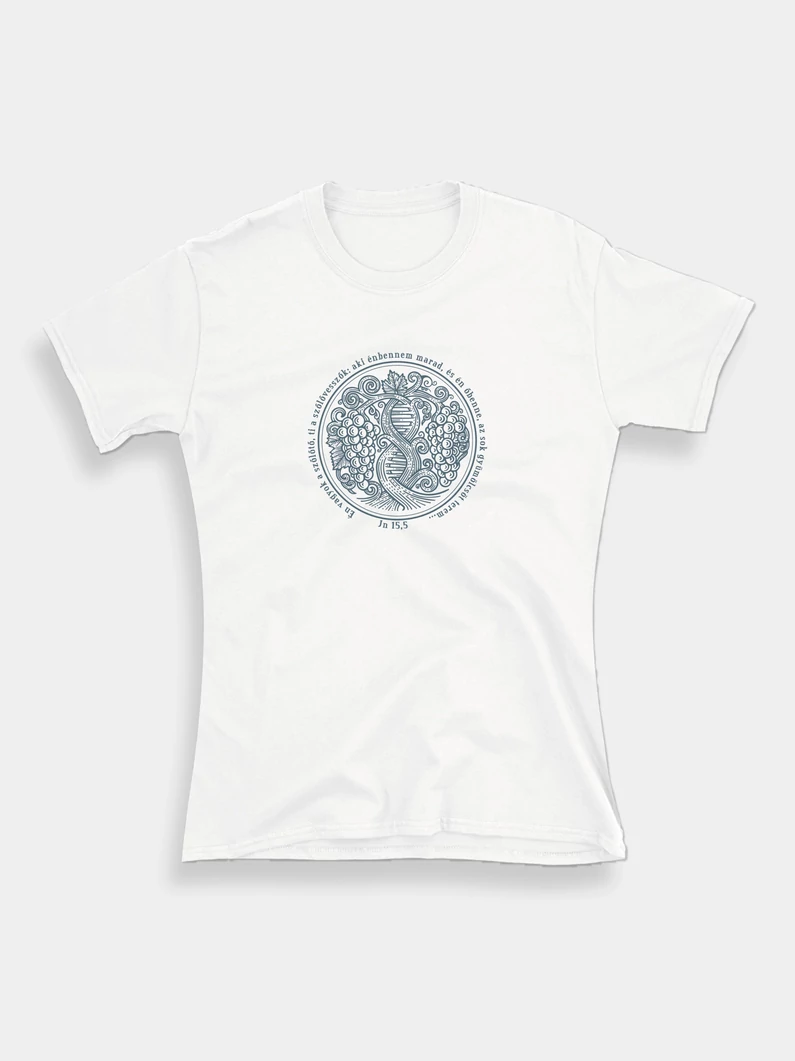 Én vagyok a szőlőtő… – női póló