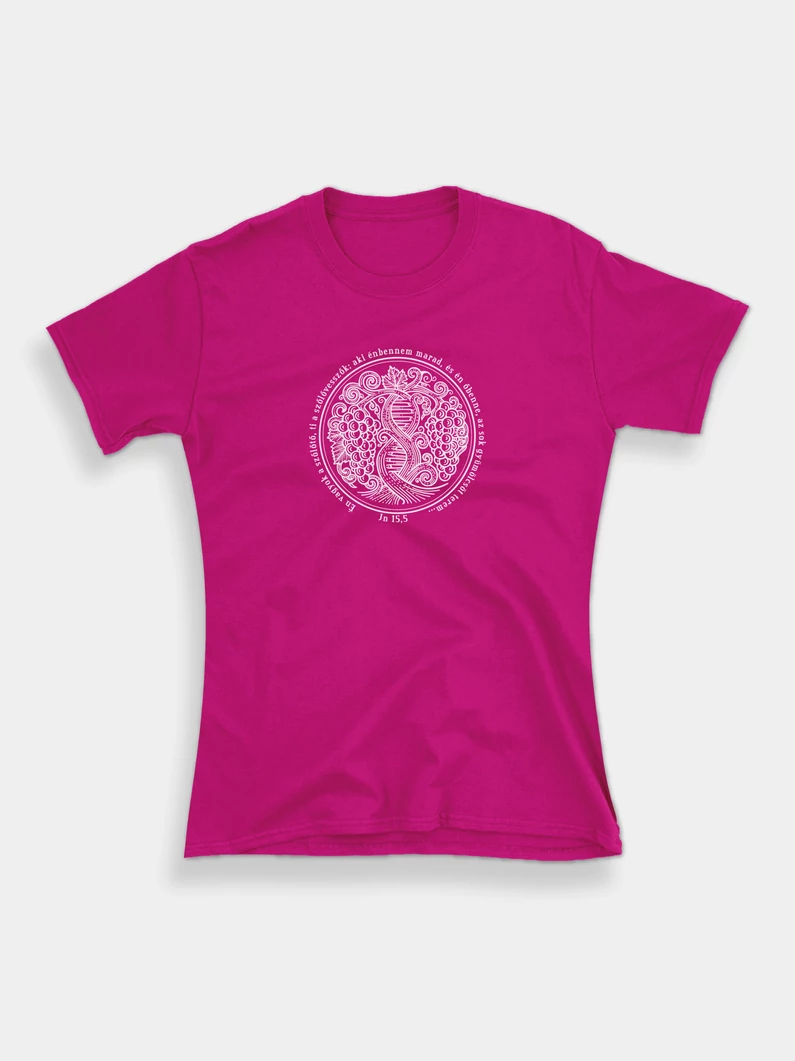 Én vagyok a szőlőtő… – női póló