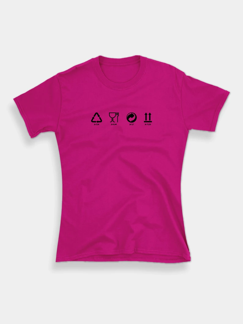 Csomagolásikonok – női póló