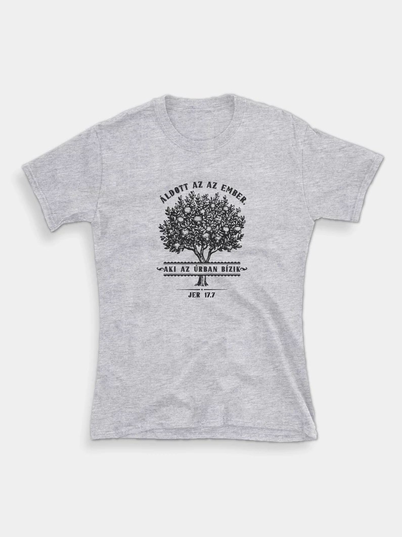 Áldott, aki az Úrban bízik – női póló