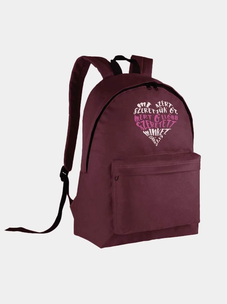 Ő előbb szeretett minket – hátizsák – 2 színben