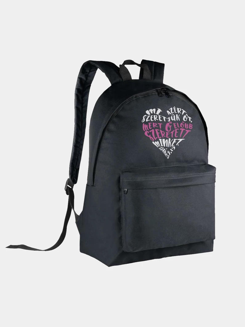Ő előbb szeretett minket – hátizsák – 2 színben