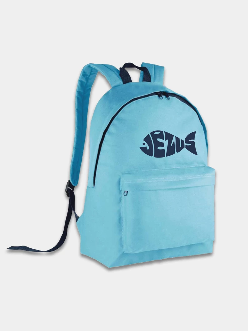 Jézus-hal – hátizsák – 2 színben