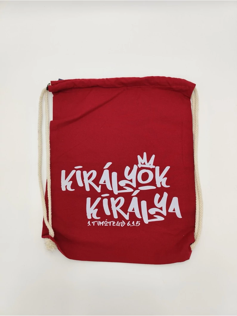 Királyok Királya – tornazsák – nyomathibás