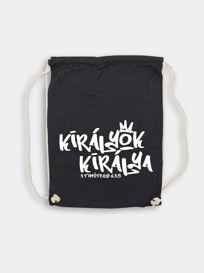„Királyok Királya”– Fekete tornazsák