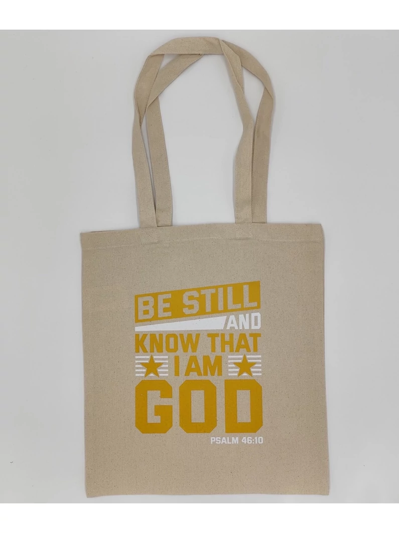 Be still and know – vászontáska