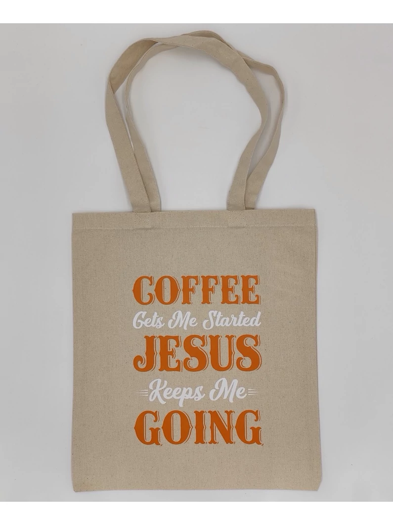 Coffee gets me started – vászontáska