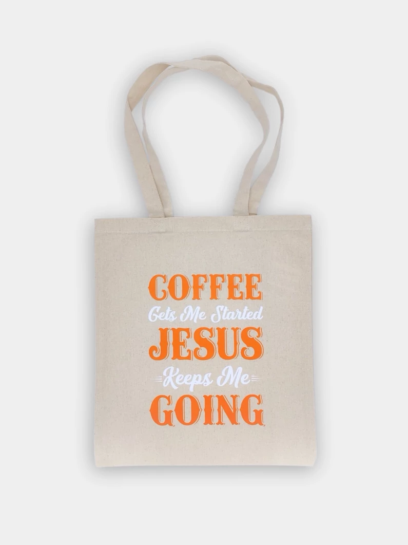 Coffee gets me started – vászontáska