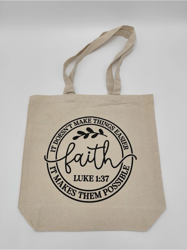 Faith – It Doesn't Make Things Easier – vászontáska