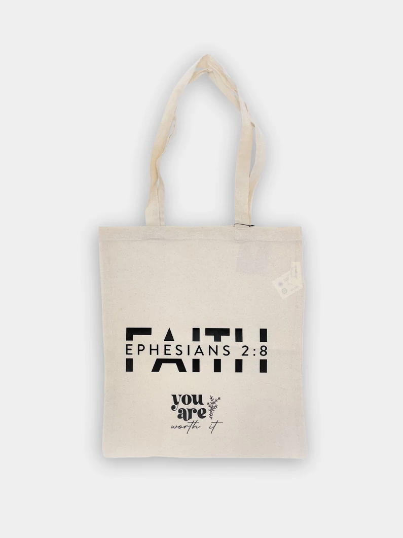 Faith. You are worth it – vékony vászontáska